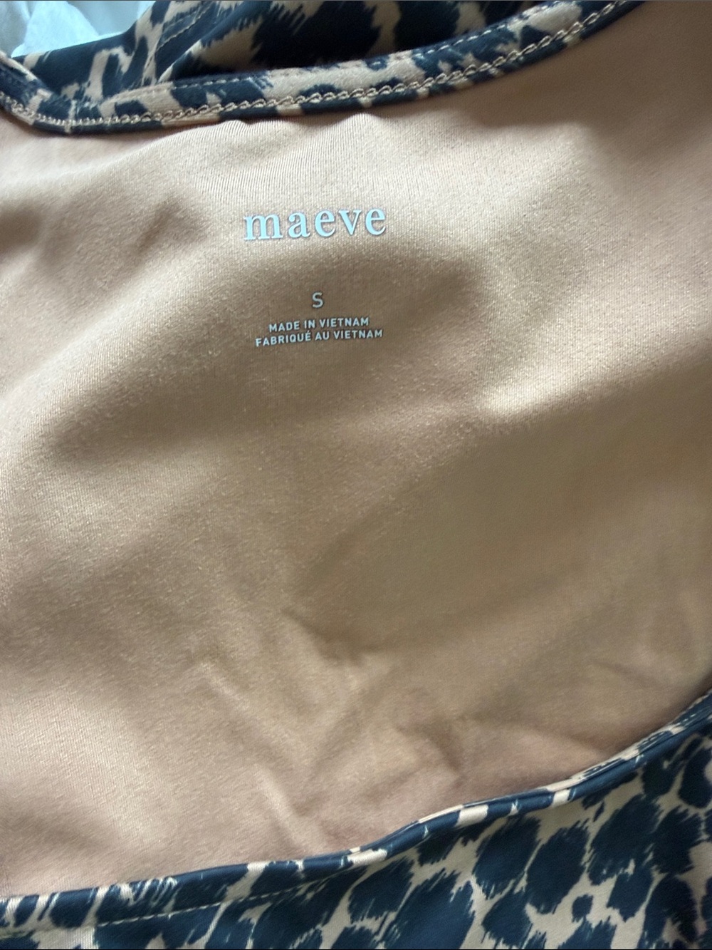 NWT ANTHROPOLOGIE ANIMAL PRINT TANK SIZE SMALL - Picture 5 of 5